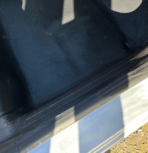 Moquette après désincrustage