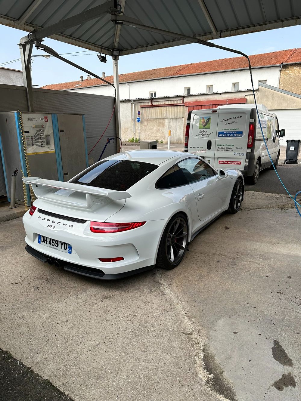 Porsche 911 blanche