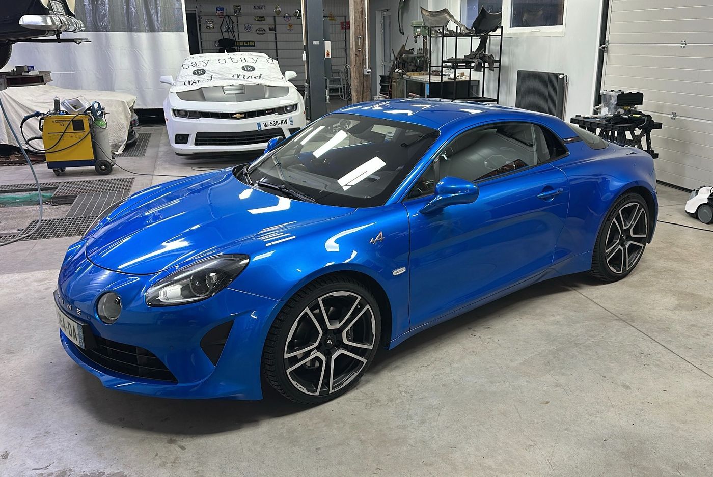 Alpine A110 bleue